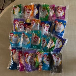 24 vintage McDonald’s Teenie Beanie Babies, NEW in sealed bag